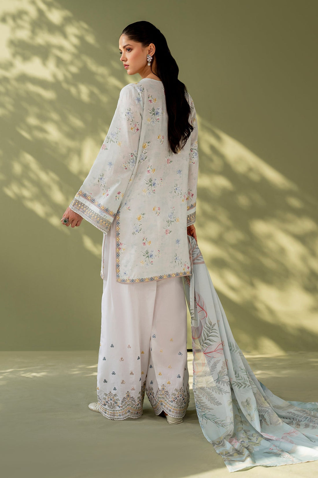 Baroque | Eid Printique | EMBROIDERED PRINTED LAWN UF-4170 by Baroque - Designer Dress - Type: Ladies Clothes - Available at Libayah - 100% Original