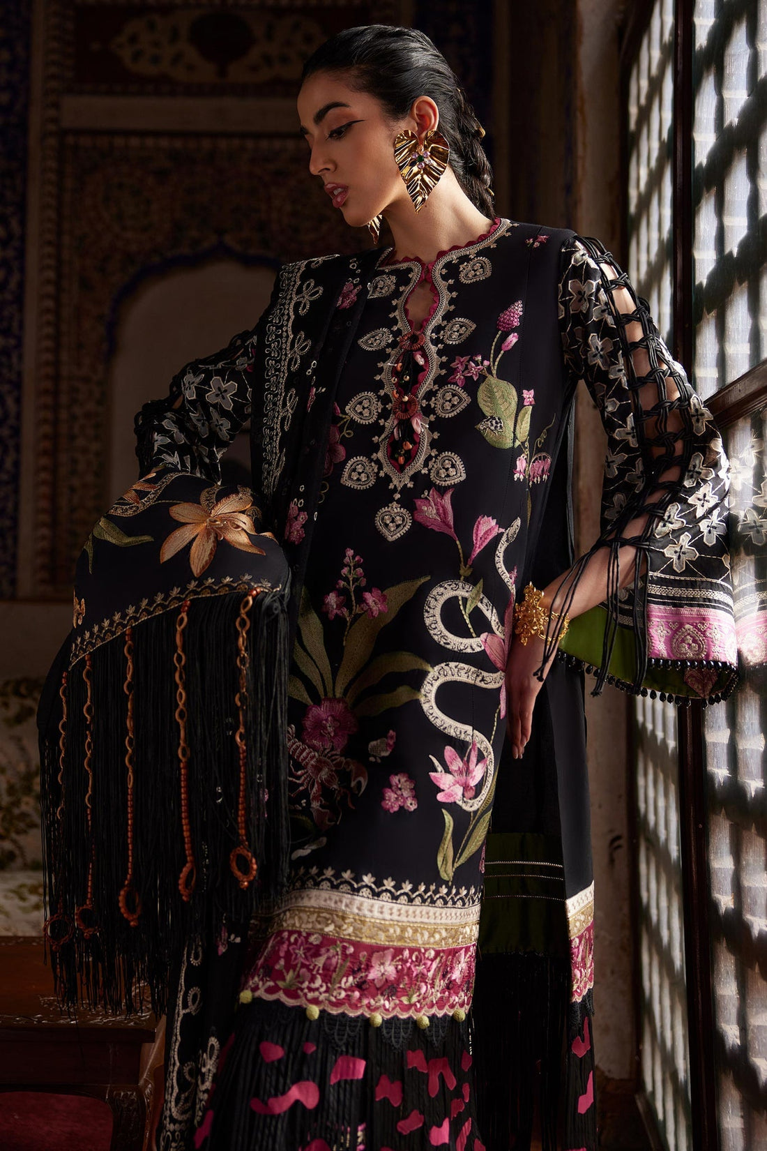 Elan | Luxury Lawn 25 | AZUREH (EL25-04 A) by Elan - Designer Dress - Type: Ladies Clothes - Available at Libayah - 100% Original