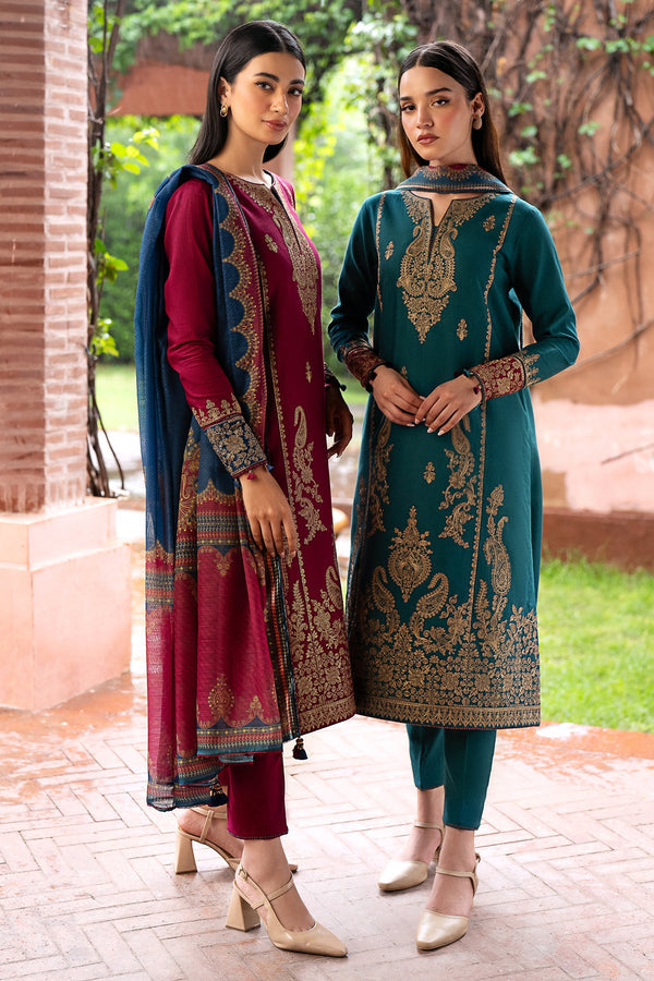 Jazmin | Winter Edition 24 | KHADDAR UW-0069 by Jazmin - Designer Dress - Type: Luxury - Available at Libayah - 100% Original