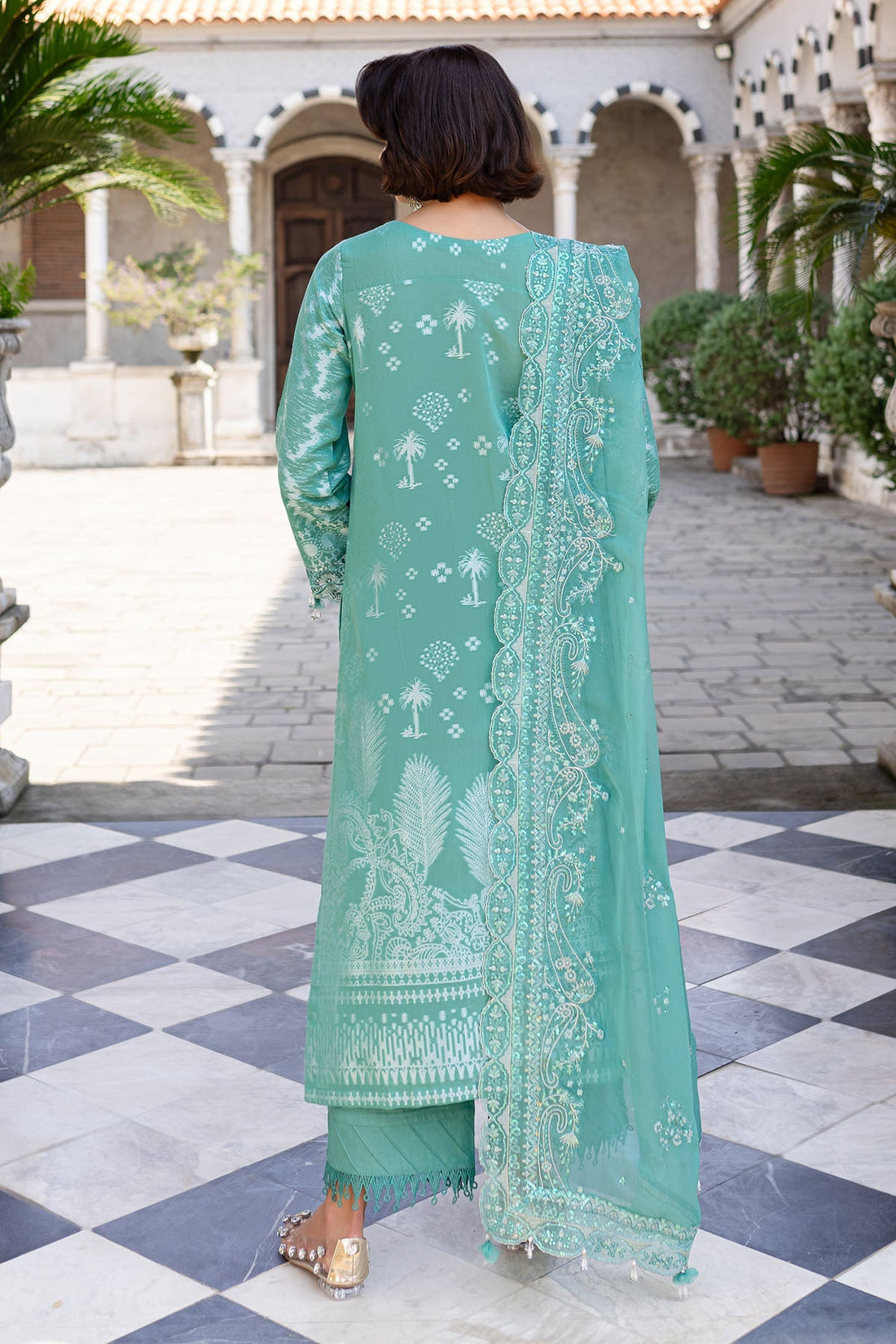 Nureh | Lawn Jacquard | NE-157 by Nureh - Designer Dress - Type: Ladies Clothes - Available at Libayah - 100% Original