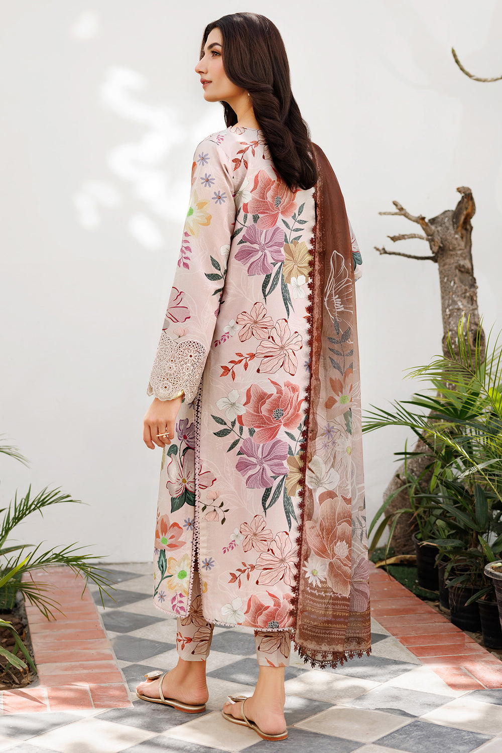Farasha | Printed Essentials | Rustic Charm by Farasha - Designer Dress  - Type : Ladies Clothes - Available at Libayah - 100% Original 