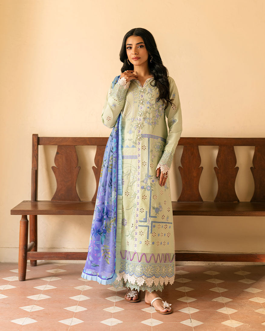 Roheenaz | Aashiyana Lawn |Zumar by Roheenaz - Designer Dress - Type: Ladies Clothes - Available at Libayah - 100% Original