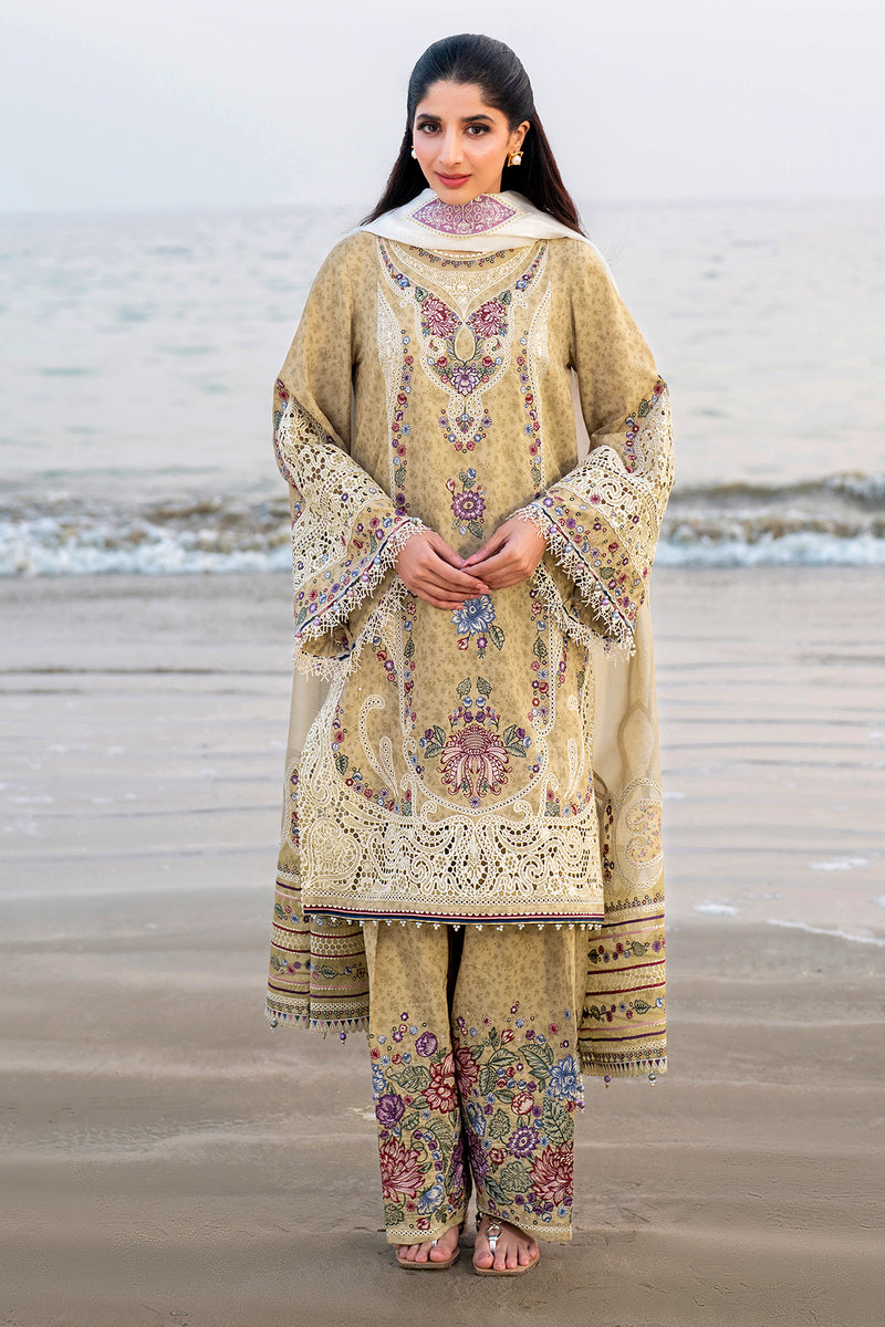 Jazmin | Shahkaar Luxury Lawn 25 | SL25-D4 by Jazmin - Designer Dress - Type: Ladies Clothes - Available at Libayah - 100% Original
