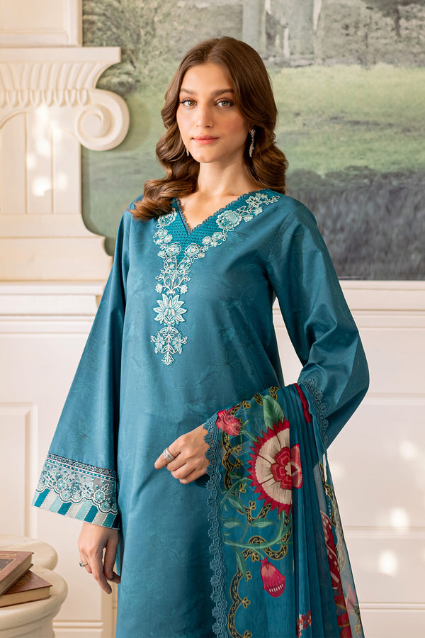 Farasha | Seraya Lawn 24 | PERIWINKLE by Farasha - Designer Dress - Type: Ladies Clothes - Available at Libayah - 100% Original