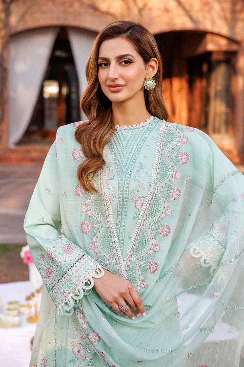 Farasha | Kaavish Lawn 24 | WHISPER MINT by Farasha - Designer Dress - Type: Ladies Clothes - Available at Libayah - 100% Original