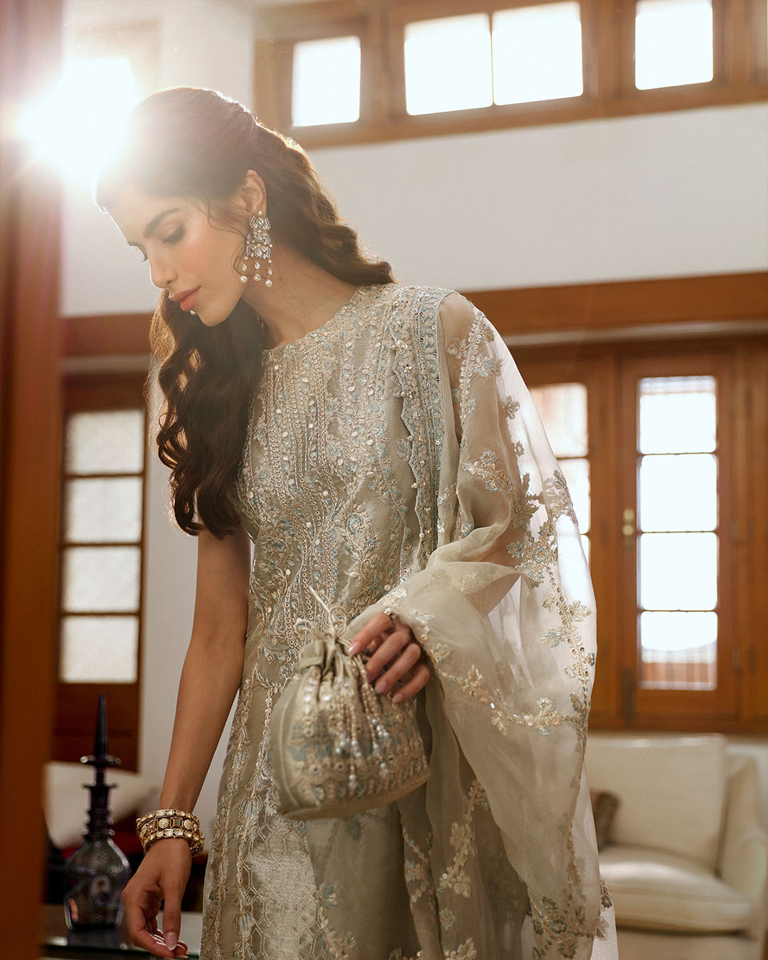 Faiza Saqlain | Mehermah Luxe Formals | Damaris by Faiza Saqlain - Designer Dress - Type: Ladies Clothes - Available at Libayah - 100% Original