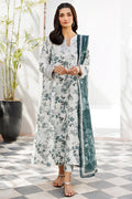 Farasha | Printed Essentials | Smokey Sea by Farasha - Designer Dress  - Type : Ladies Clothes - Available at Libayah - 100% Original 