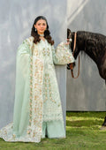 Elaf Premium | Luxury Lawn 25 | ELH-4B FROSTEL by Elaf Premium - Designer Dress - Type: Ladies Clothes - Available at Libayah - 100% Original