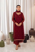 Azure | Luxe Formals | Wine Scarlet by Azure - Designer Dress - Type: Ladies Clothes - Available at Libayah - 100% Original