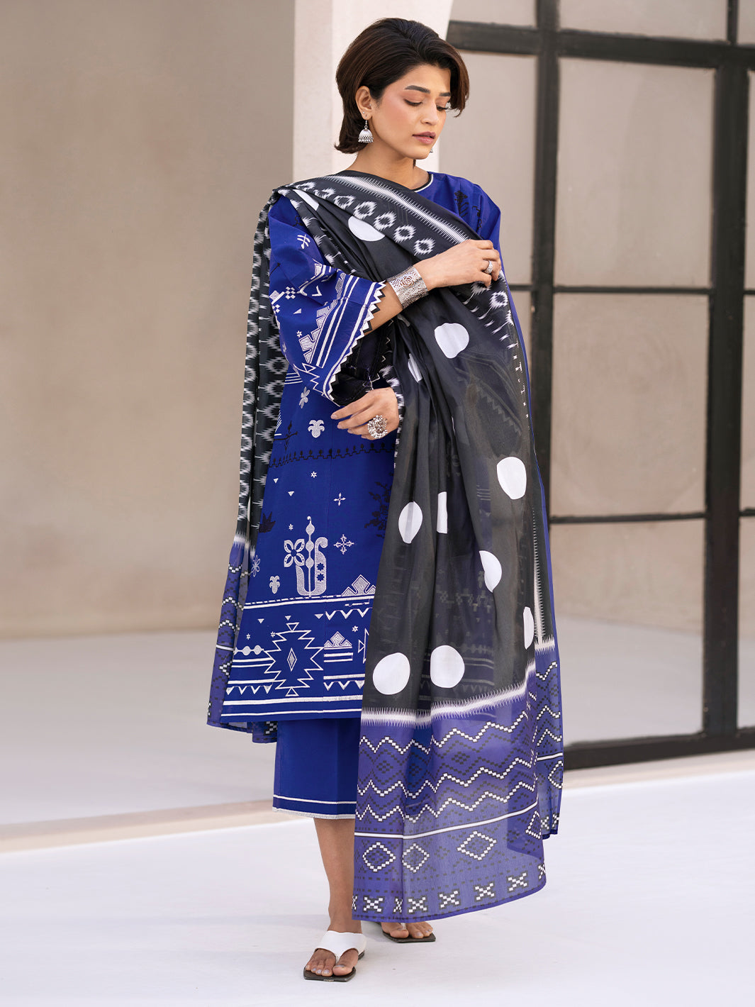 Bin Ilyas | Aaina Summer Edit 25 | 81 - A by Bin Ilyas - Designer Dress - Type: Ladies Clothes - Available at Libayah - 100% Original