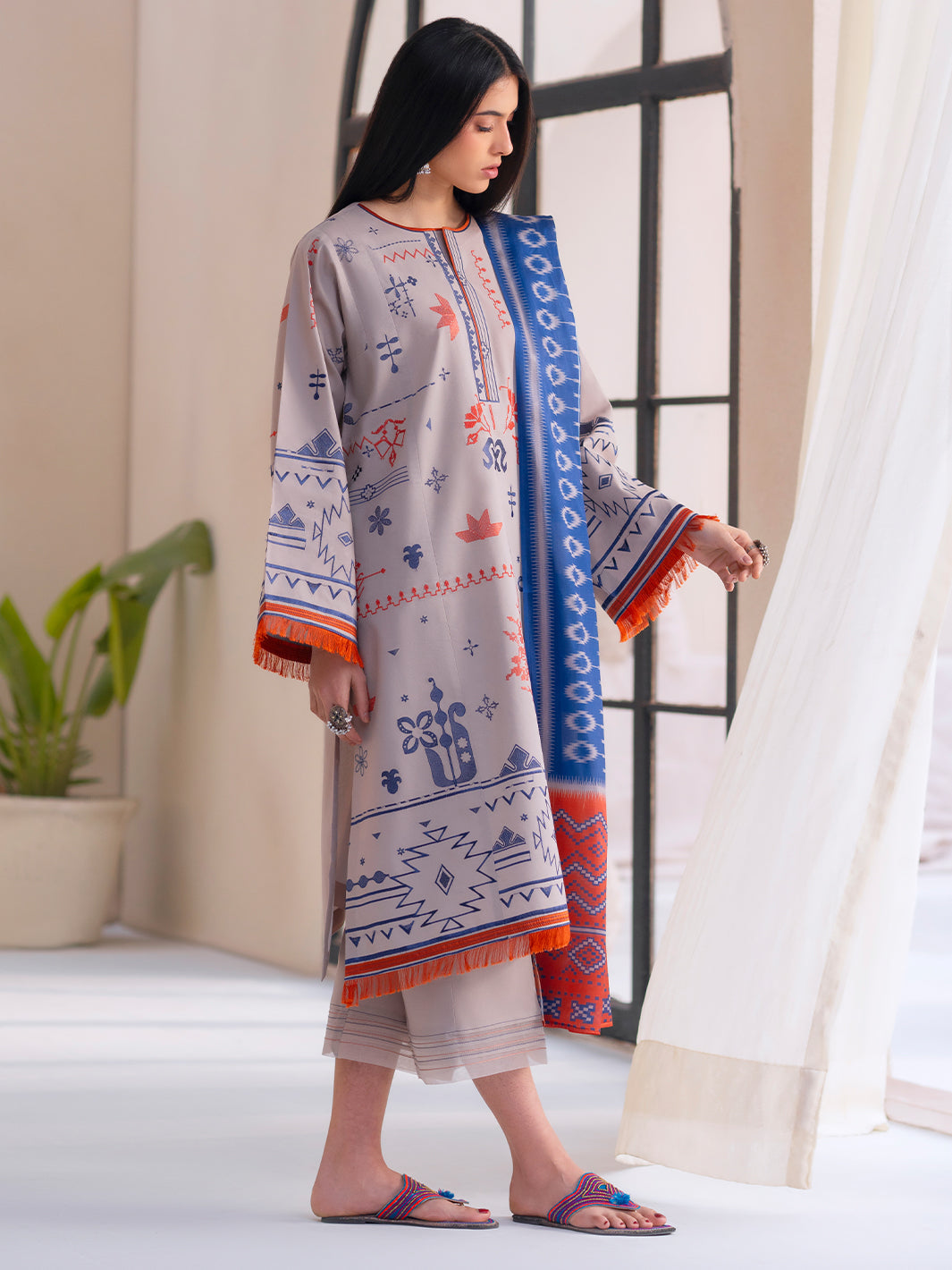 Bin Ilyas | Aaina Summer Edit 25 | 81 - B by Bin Ilyas - Designer Dress - Type: Ladies Clothes - Available at Libayah - 100% Original