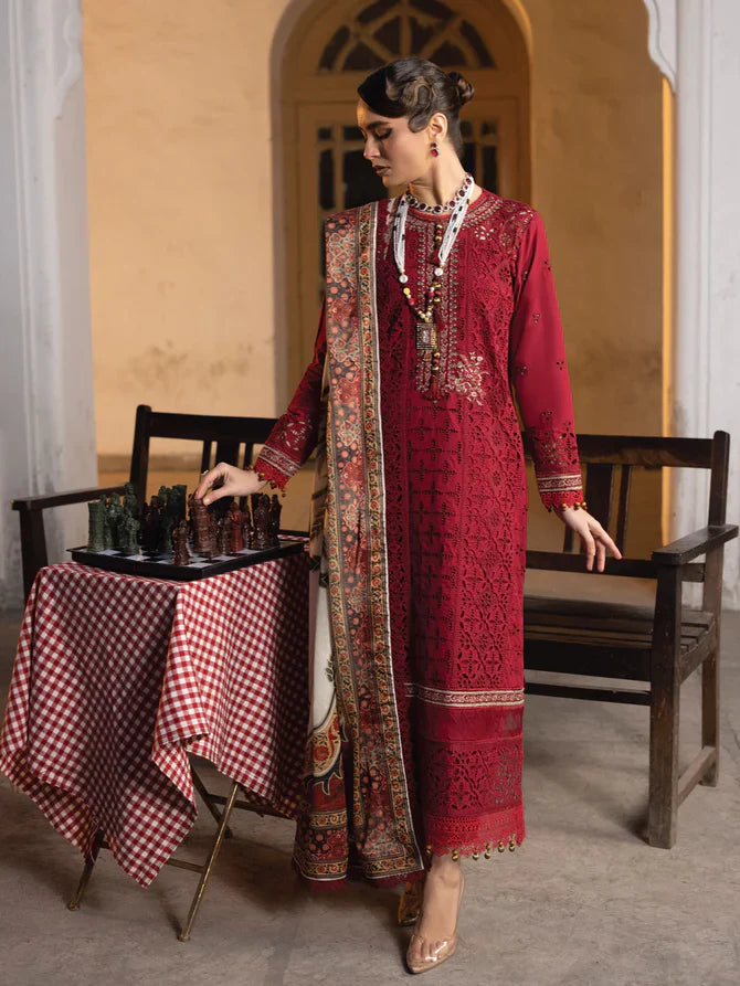 Faiza Faisal | Maya Luxury Lawn | Elif by Faiza Faisal - Designer Dress - Type: Ladies Clothes - Available at Libayah - 100% Original