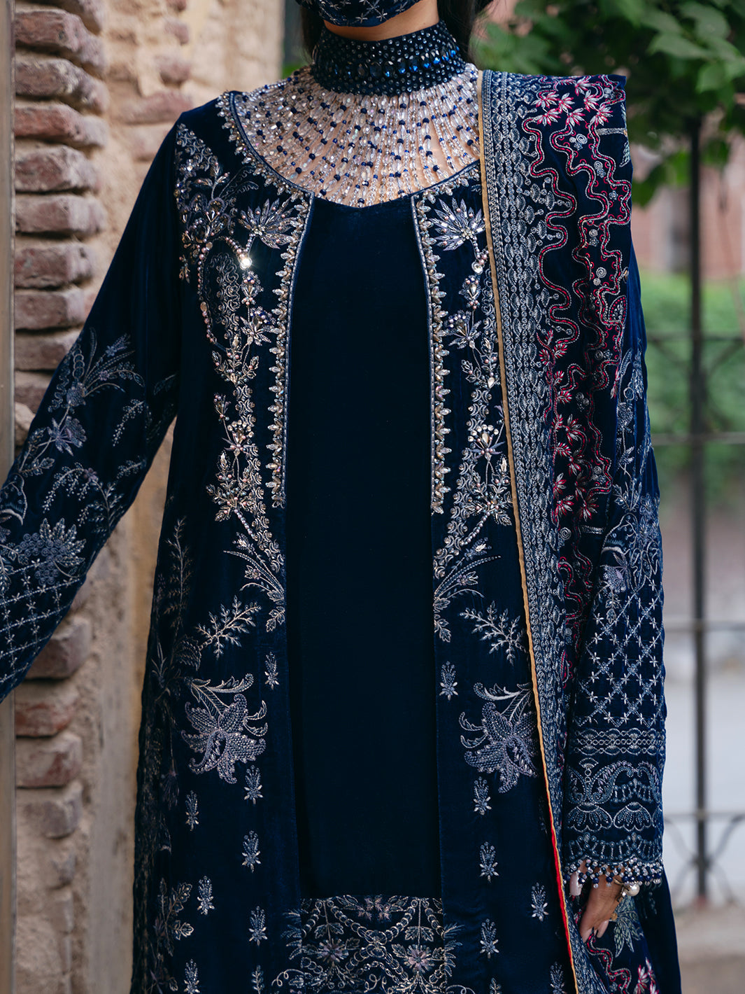 Flossie | Siara Velvet Formals | V-106 - B by Flossie - Designer Dress - Type: Ladies Clothes - Available at Libayah - 100% Original