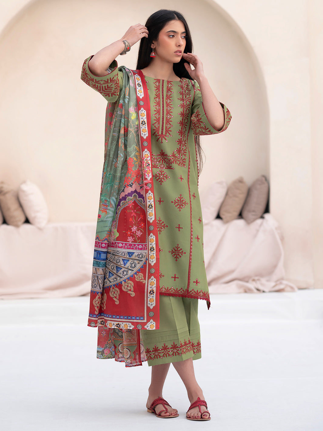Bin Ilyas | Aaina Summer Edit 25 | 83 - A by Bin Ilyas - Designer Dress - Type: Ladies Clothes - Available at Libayah - 100% Original