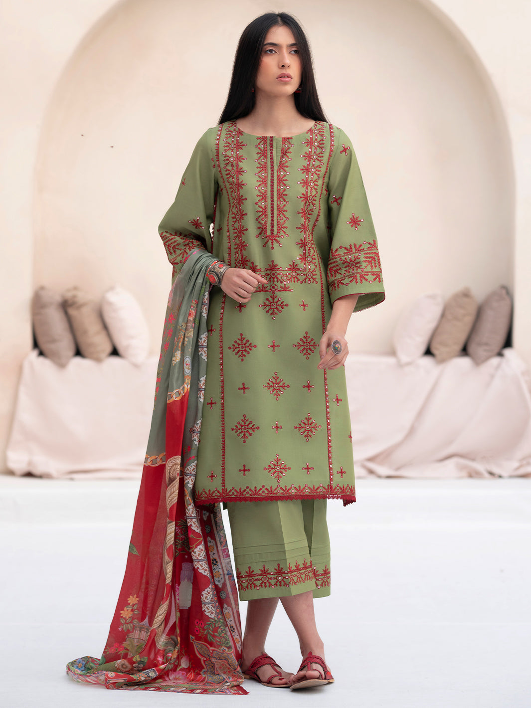 Bin Ilyas | Aaina Summer Edit 25 | 83 - A by Bin Ilyas - Designer Dress - Type: Ladies Clothes - Available at Libayah - 100% Original