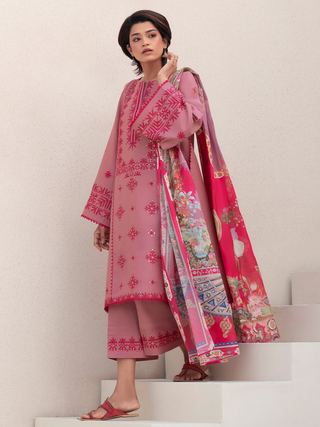 Bin Ilyas | Aaina Summer Edit 25 | 83 - B by Bin Ilyas - Designer Dress - Type: Ladies Clothes - Available at Libayah - 100% Original