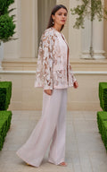 Threads and Motifs | Formal Dresses 25 | ORGANZA EMBROIDERED JACKET by Threads and Motifs - Designer Dress  - Type : Ladies Clothes - Available at Libayah - 100% Original 