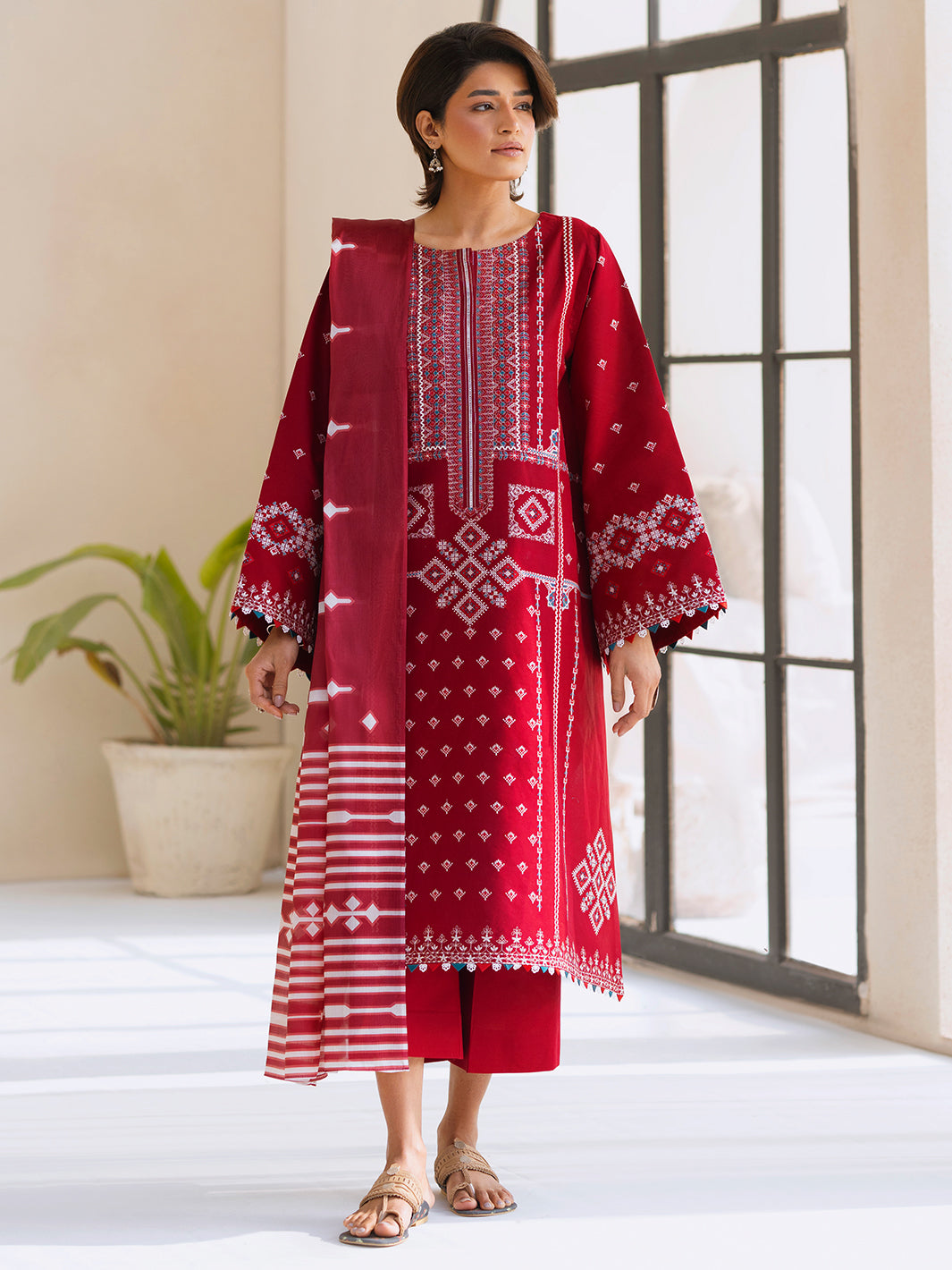 Bin Ilyas | Aaina Summer Edit 25 | 84 - A by Bin Ilyas - Designer Dress - Type: Ladies Clothes - Available at Libayah - 100% Original