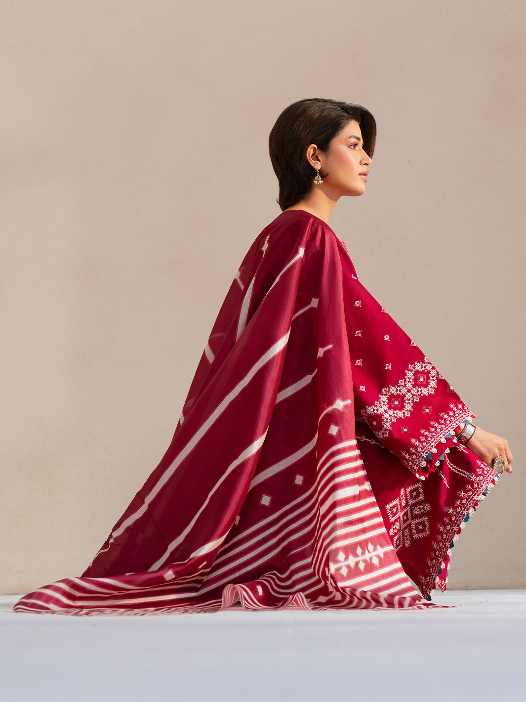 Bin Ilyas | Aaina Summer Edit 25 | 84 - A by Bin Ilyas - Designer Dress - Type: Ladies Clothes - Available at Libayah - 100% Original