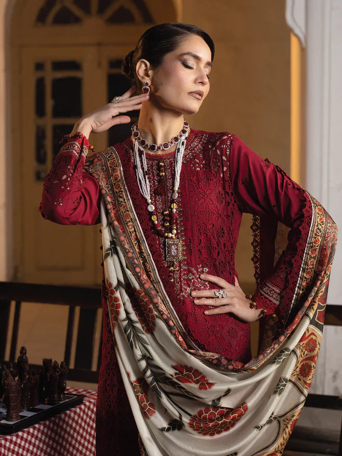 Faiza Faisal | Maya Luxury Lawn | Elif by Faiza Faisal - Designer Dress - Type: Ladies Clothes - Available at Libayah - 100% Original