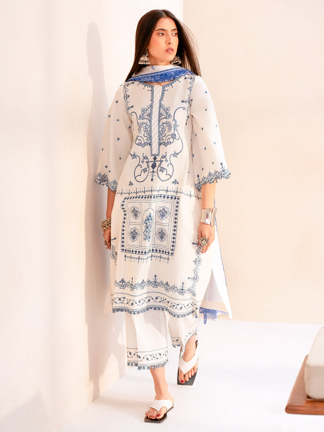 Bin Ilyas | Aaina Summer Edit 25 | 85 - B by Bin Ilyas - Designer Dress - Type: Ladies Clothes - Available at Libayah - 100% Original