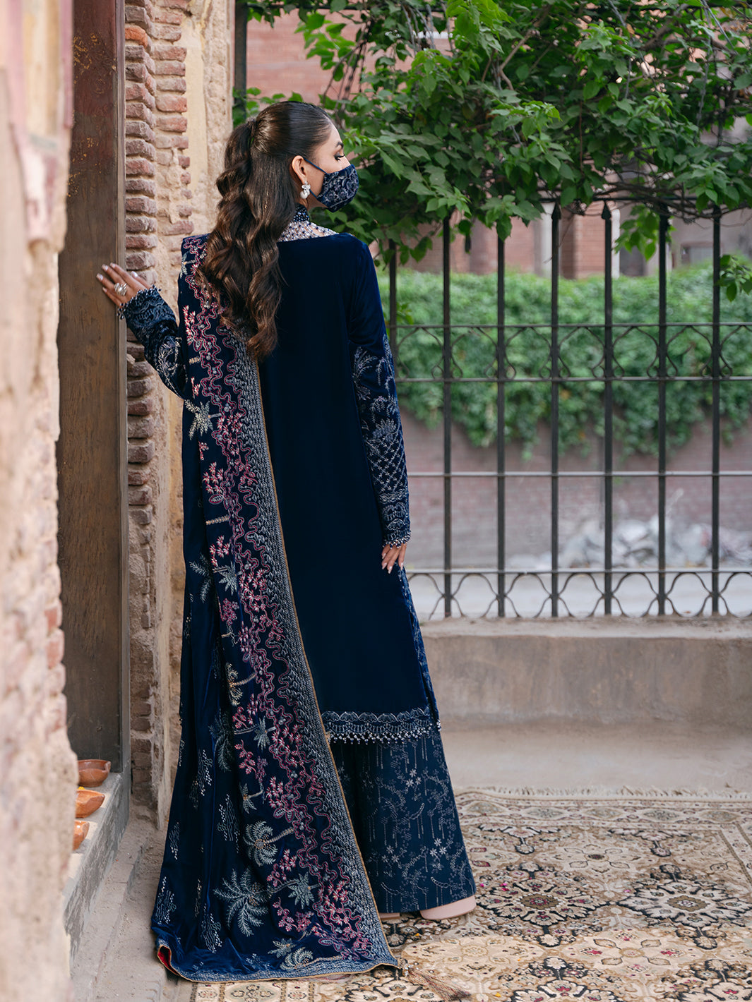 Flossie | Siara Velvet Formals | V-106 - B by Flossie - Designer Dress - Type: Ladies Clothes - Available at Libayah - 100% Original