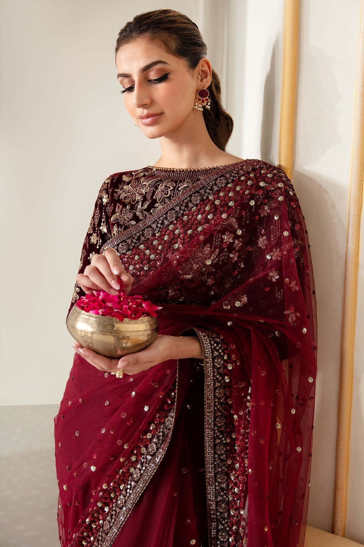 Jazmin | Velvet Edit 24 | Velvet Formal VF-2016 by Jazmin - Designer Dress - Type: Formal - Available at Libayah - 100% Original
