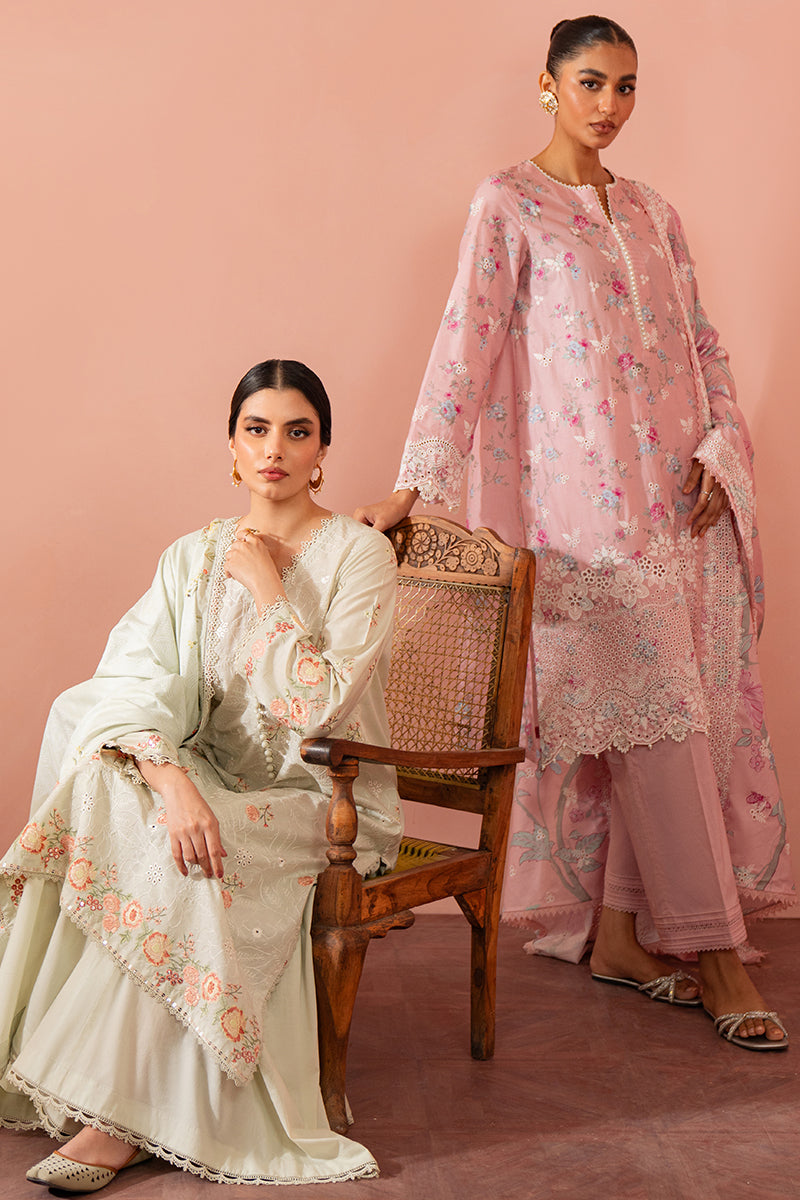 Cross Stitch | Cambric Lawn 24 | GARNET BLUSH by Cross Stitch - Designer Dress - Type: Casuals - Available at Libayah - 100% Original