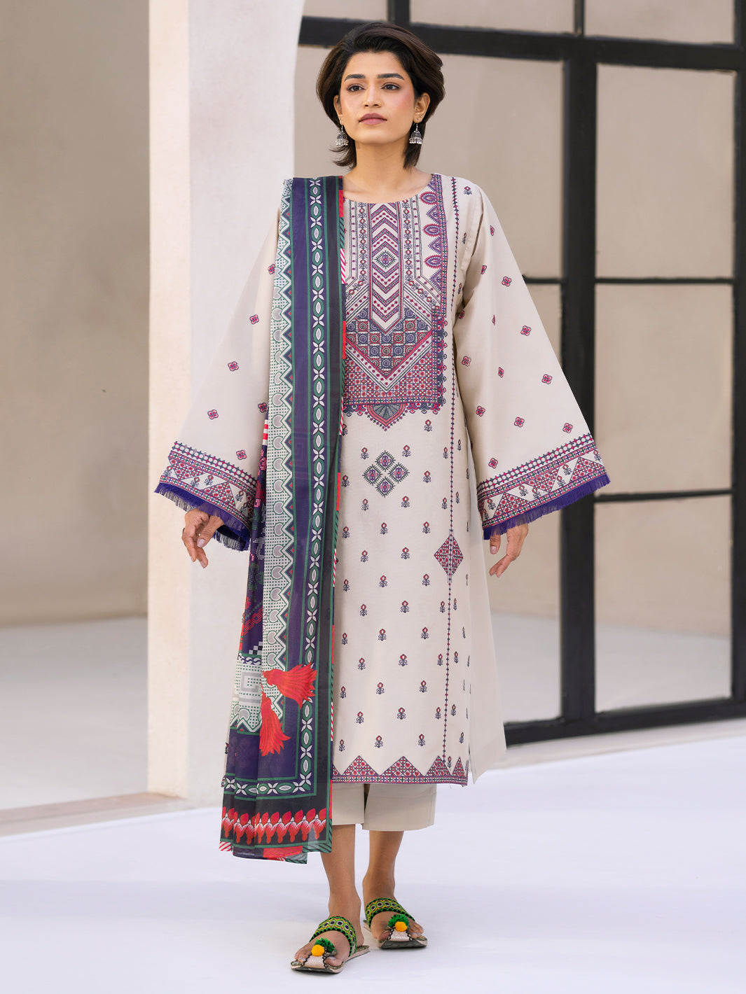 Bin Ilyas | Aaina Summer Edit 25 | 86 - A by Bin Ilyas - Designer Dress - Type: Ladies Clothes - Available at Libayah - 100% Original