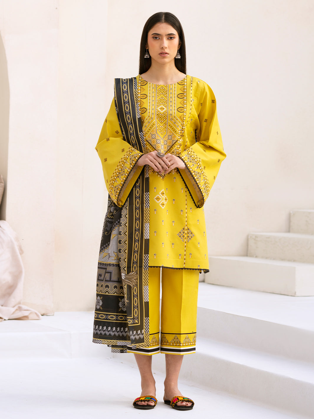 Bin Ilyas | Aaina Summer Edit 25 | 86 - B by Bin Ilyas - Designer Dress - Type: Ladies Clothes - Available at Libayah - 100% Original