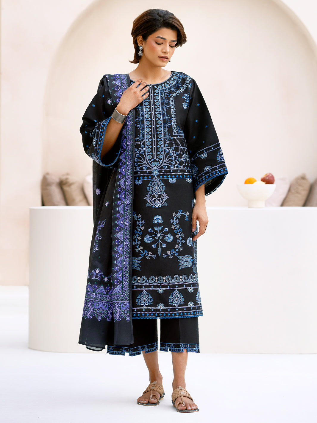 Bin Ilyas | Aaina Summer Edit 25 | 87 - A by Bin Ilyas - Designer Dress - Type: Ladies Clothes - Available at Libayah - 100% Original