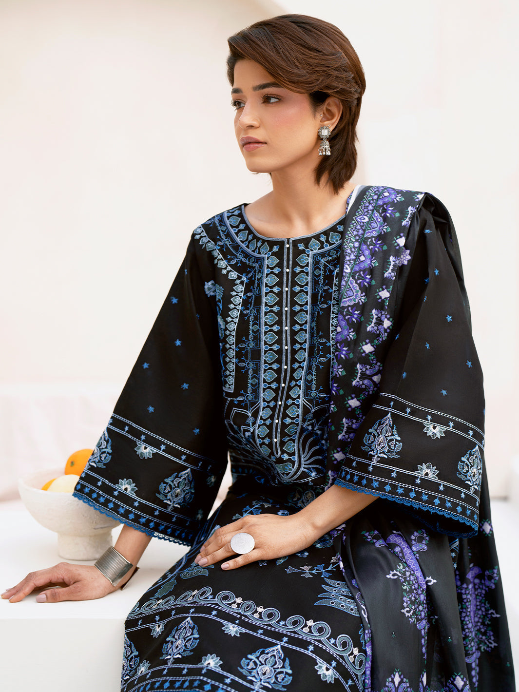Bin Ilyas | Aaina Summer Edit 25 | 87 - A by Bin Ilyas - Designer Dress - Type: Ladies Clothes - Available at Libayah - 100% Original