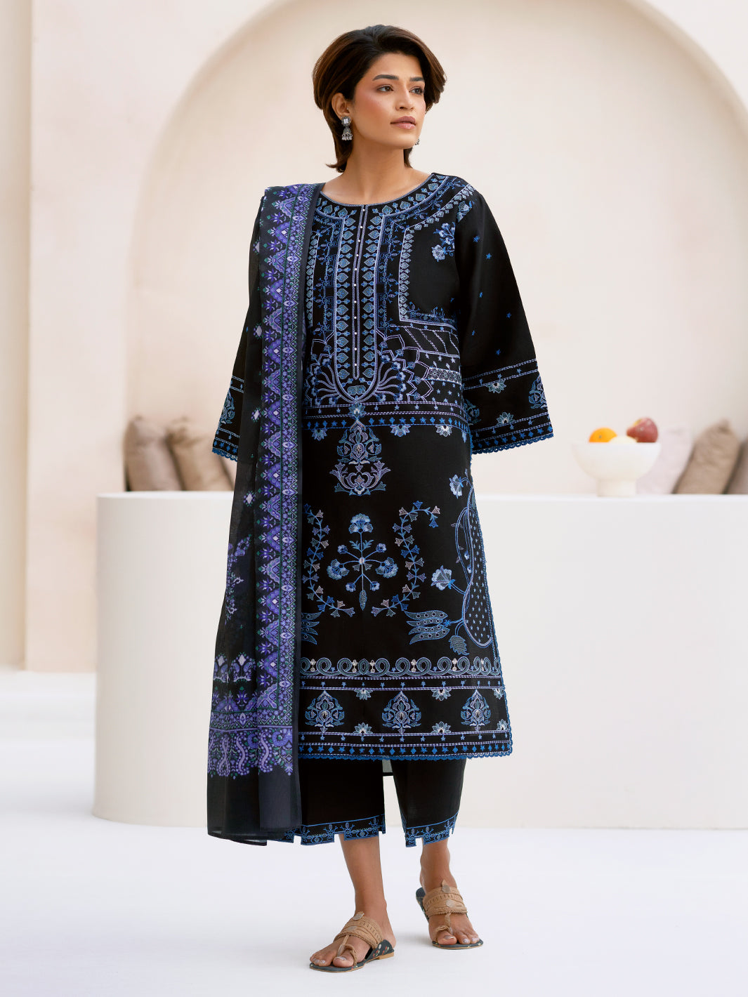 Bin Ilyas | Aaina Summer Edit 25 | 87 - A by Bin Ilyas - Designer Dress - Type: Ladies Clothes - Available at Libayah - 100% Original