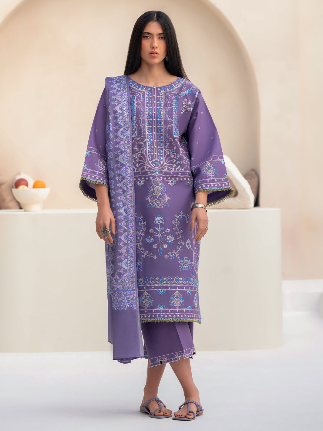 Bin Ilyas | Aaina Summer Edit 25 | 87 - B by Bin Ilyas - Designer Dress - Type: Ladies Clothes - Available at Libayah - 100% Original