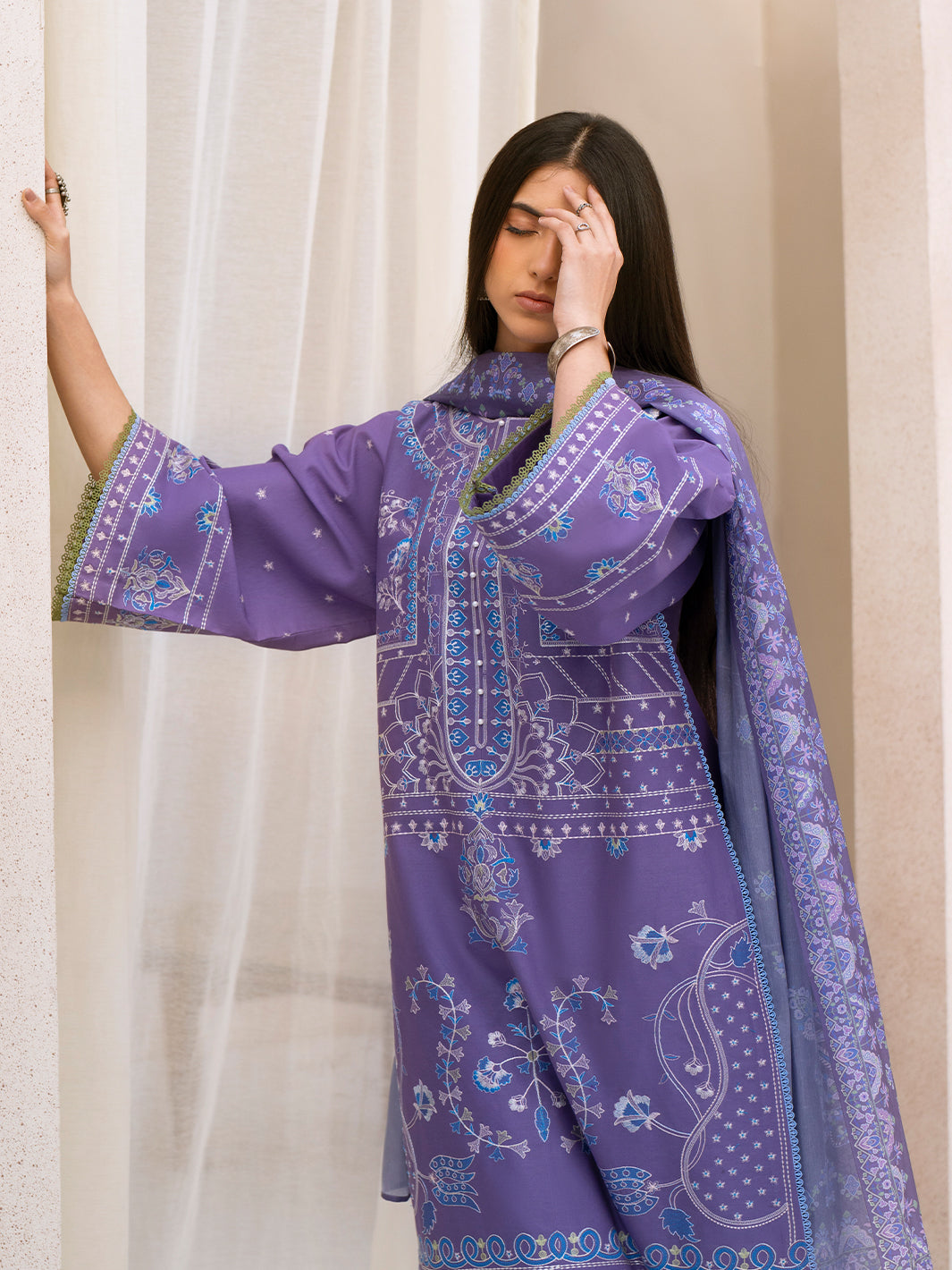 Bin Ilyas | Aaina Summer Edit 25 | 87 - B by Bin Ilyas - Designer Dress - Type: Ladies Clothes - Available at Libayah - 100% Original