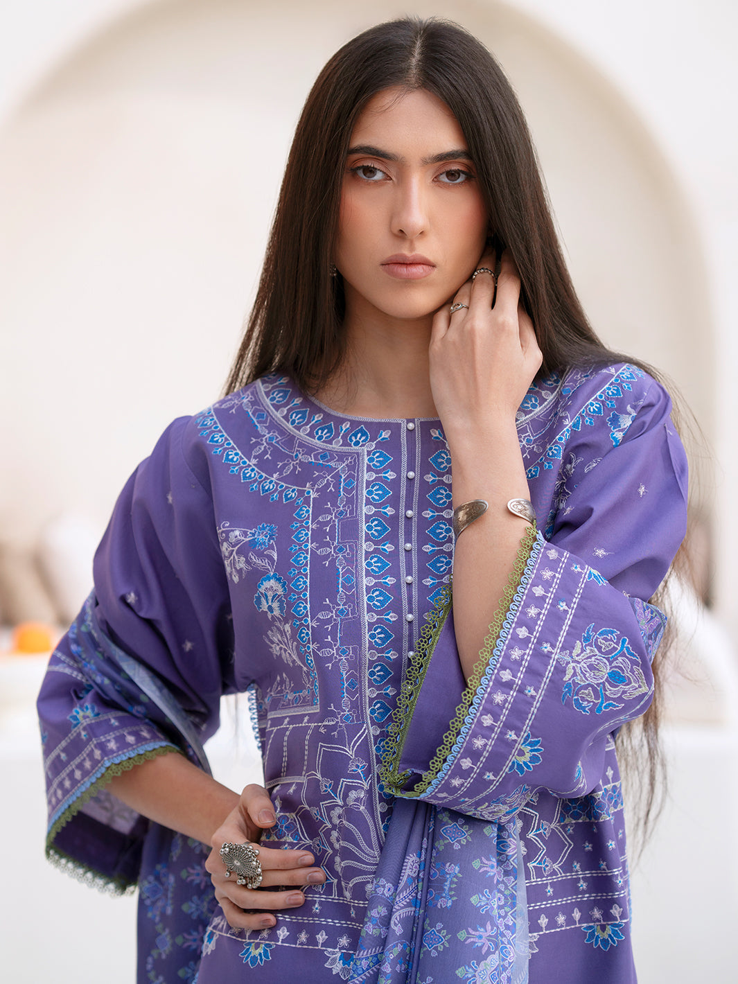 Bin Ilyas | Aaina Summer Edit 25 | 87 - B by Bin Ilyas - Designer Dress - Type: Ladies Clothes - Available at Libayah - 100% Original