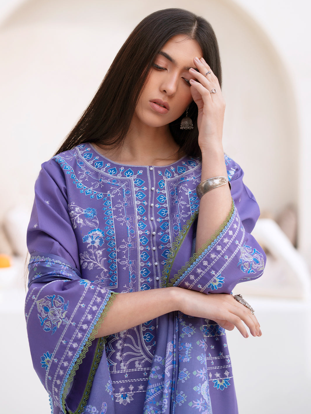 Bin Ilyas | Aaina Summer Edit 25 | 87 - B by Bin Ilyas - Designer Dress - Type: Ladies Clothes - Available at Libayah - 100% Original