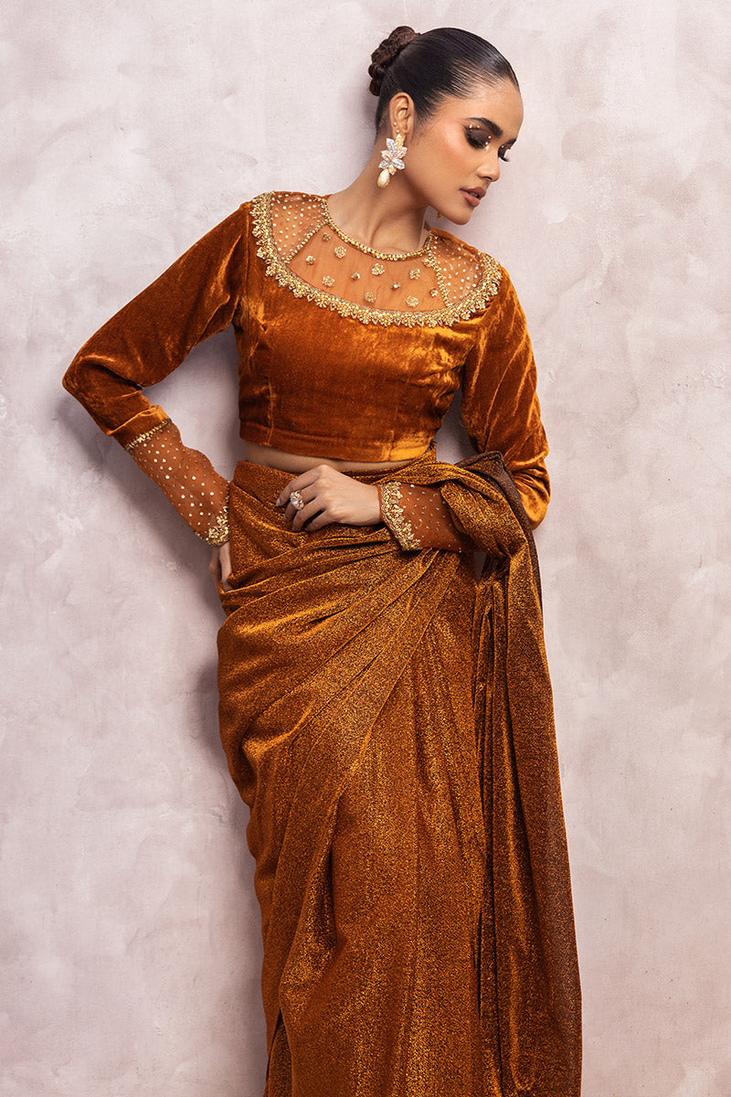 Chic Ophicial | Velveteen Luxury Fall Collection | Zamira by Chic Ophicial - Designer Dress - Type: Ladies Clothes - Available at Libayah - 100% Original