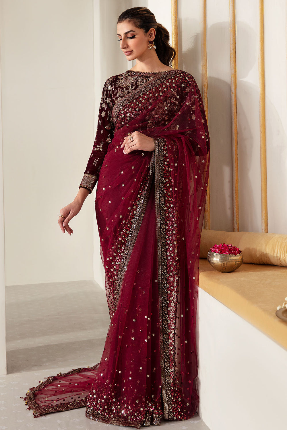 Jazmin | Velvet Edit 24 | Velvet Formal VF-2016 by Jazmin - Designer Dress - Type: Formal - Available at Libayah - 100% Original