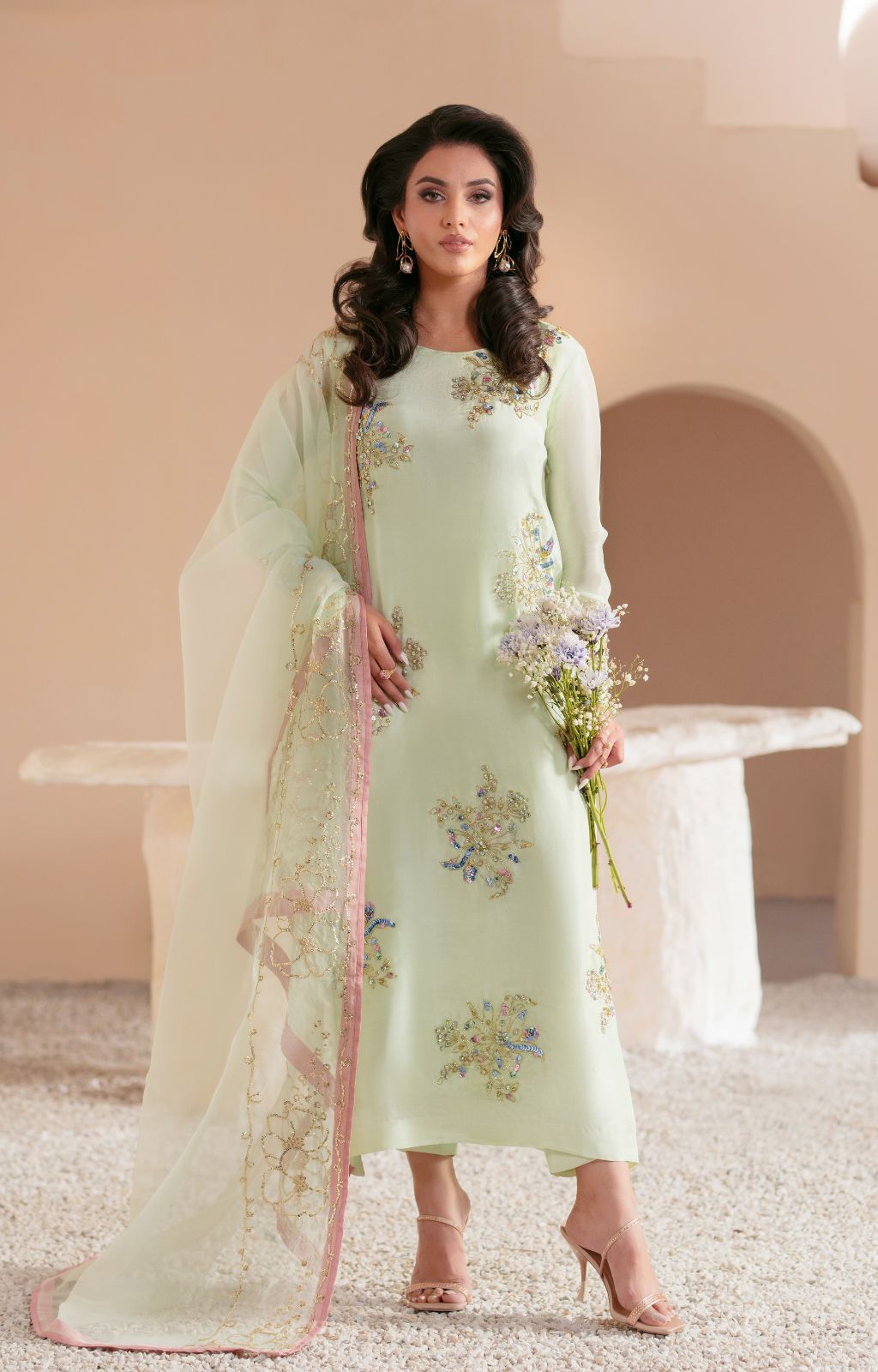 Ajr Couture | Symphony Luxe Festive 25 | Ethereal by AJR Couture - Designer Dress - Type: Ladies Clothes - Available at Libayah - 100% Original