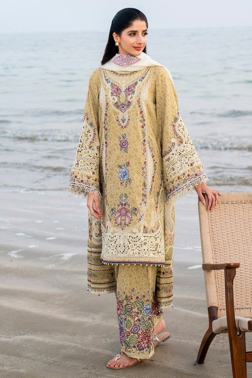 Jazmin | Shahkaar Luxury Lawn 25 | SL25-D4 by Jazmin - Designer Dress - Type: Ladies Clothes - Available at Libayah - 100% Original