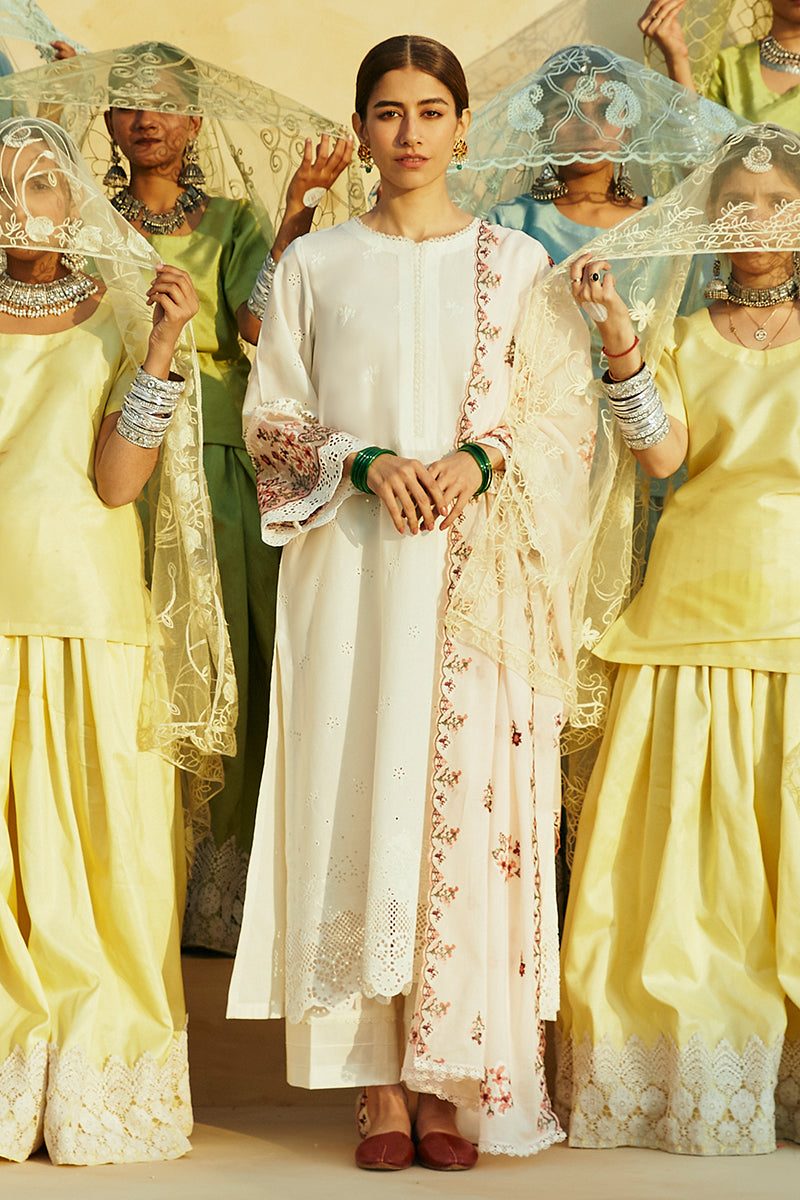 Cross Stitch | Premium Lawn 24 | PASTEL PINK by Cross Stitch - Designer Dress - Type: Ladies Clothes - Available at Libayah - 100% Original