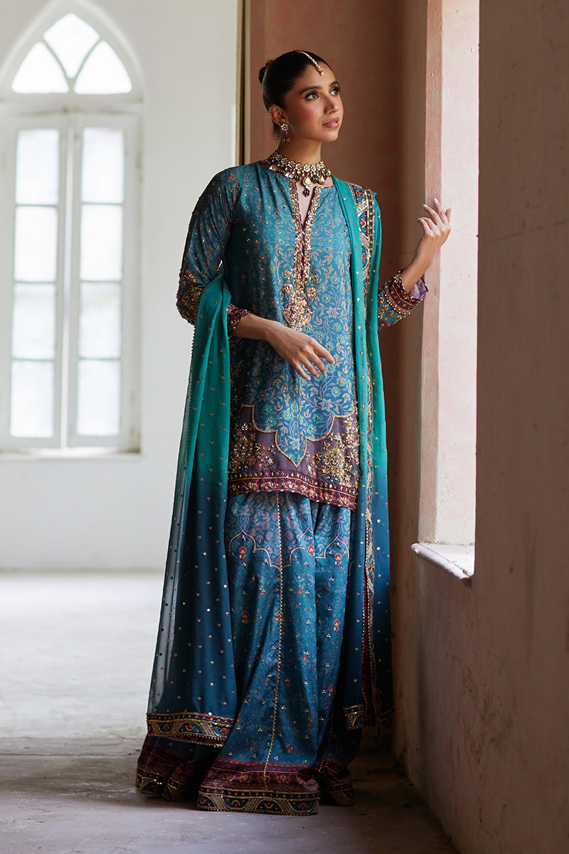 Mina Hassan | Formal Dholki Collection | Leela by Mina Hassan - Designer Dress - Type: Ladies Clothes - Available at Libayah - 100% Original