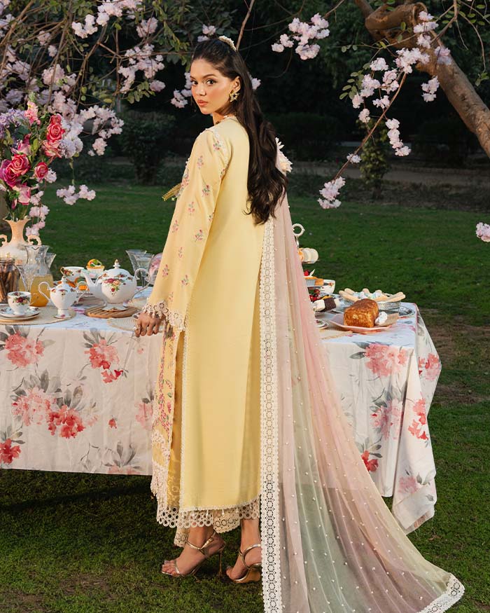 Zevk | Flora Festive Lawn | LIME by Zevk - Designer Dress - Type: Ladies Clothes - Available at Libayah - 100% Original