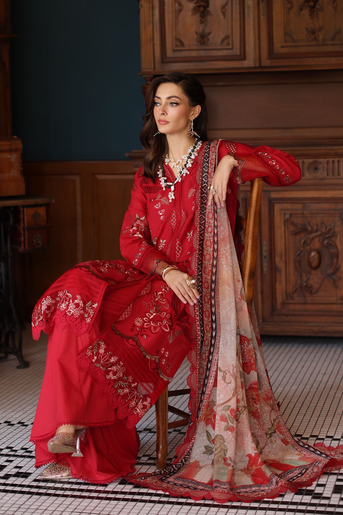 Nureh | Maya Lawn | NS-157 by Nureh - Designer Dress - Type: Ladies Clothes - Available at Libayah - 100% Original