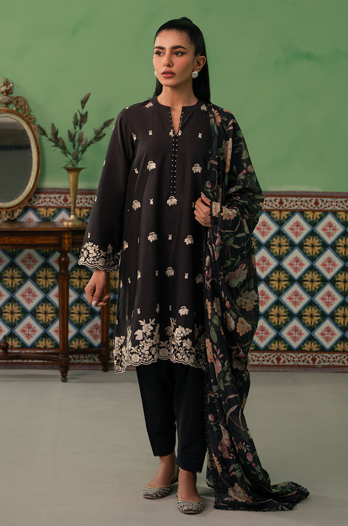 Cross Stitch | Mahiri Embroidered Lawn 24 | RAVEN FLORA by Cross Stitch - Designer Dress - Type: Ladies Clothes - Available at Libayah - 100% Original