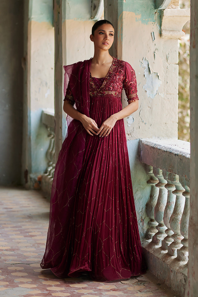 Mina Hassan | Formal Dholki Collection | Arooba by Mina Hassan - Designer Dress - Type: Ladies Clothes - Available at Libayah - 100% Original