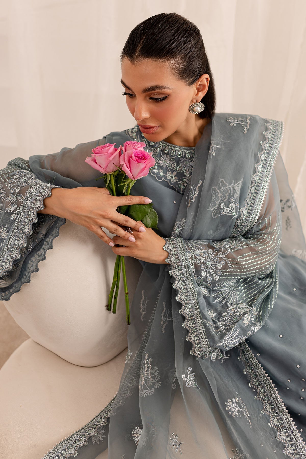 Nureh | Fancy Formals | NP-521 by Nureh - Designer Dress - Type: Formal - Available at Libayah - 100% Original