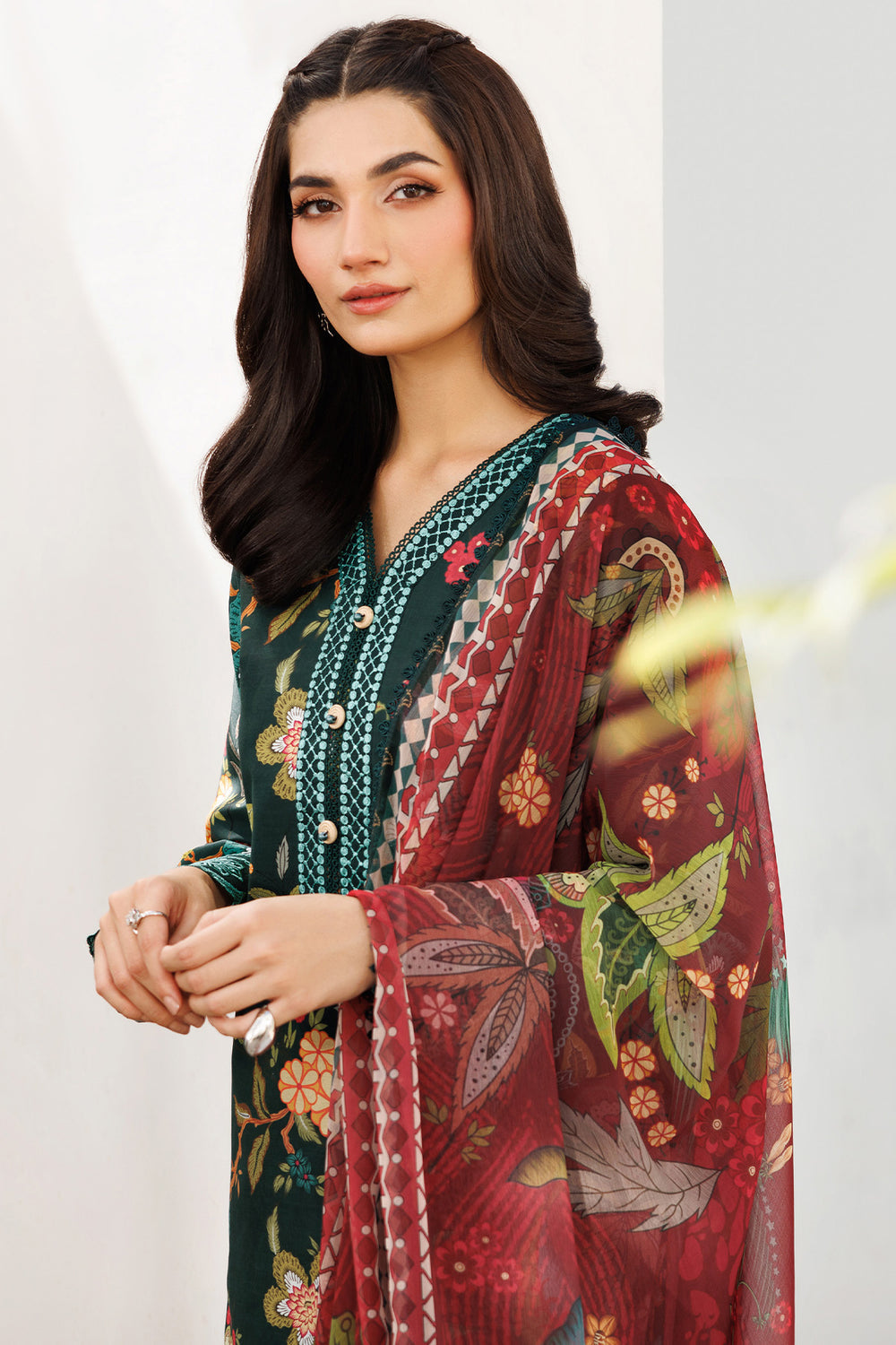 Farasha | Printed Essentials | Blossom Charm by Farasha - Designer Dress  - Type : Ladies Clothes - Available at Libayah - 100% Original 