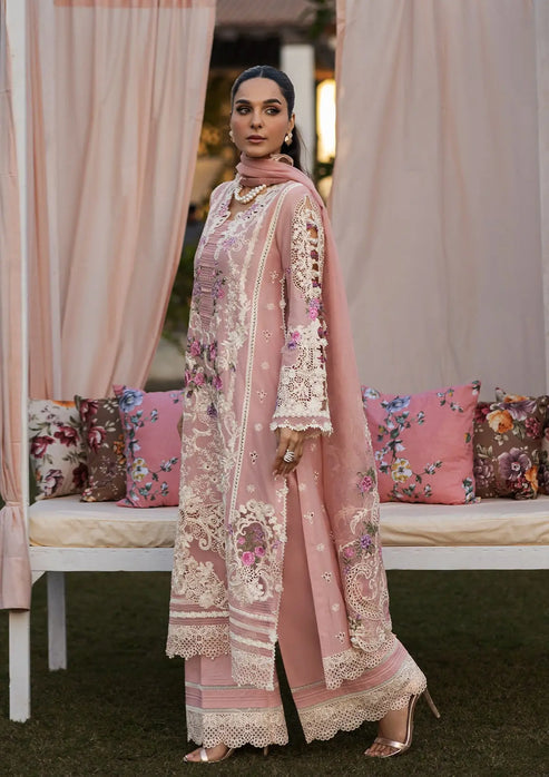 Kahf Premium | Luxury Lawn 25 | KLR-09 Bellerose by Kahf Premium - Designer Dress - Type: Ladies Clothes - Available at Libayah - 100% Original